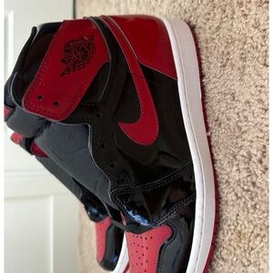 Jordan 1 Retro High OG Patent Bred Size 10.5
